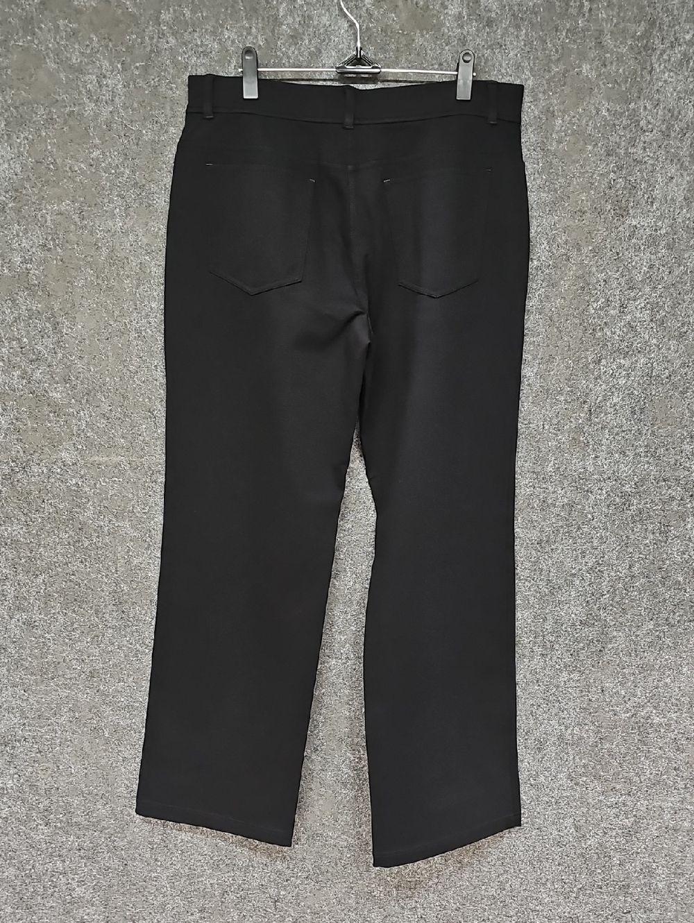 Eileen Fisher Slim Knit Jean, Ponte Rayon Knit, Black, Size Med, NEW - Picture 2 of 8